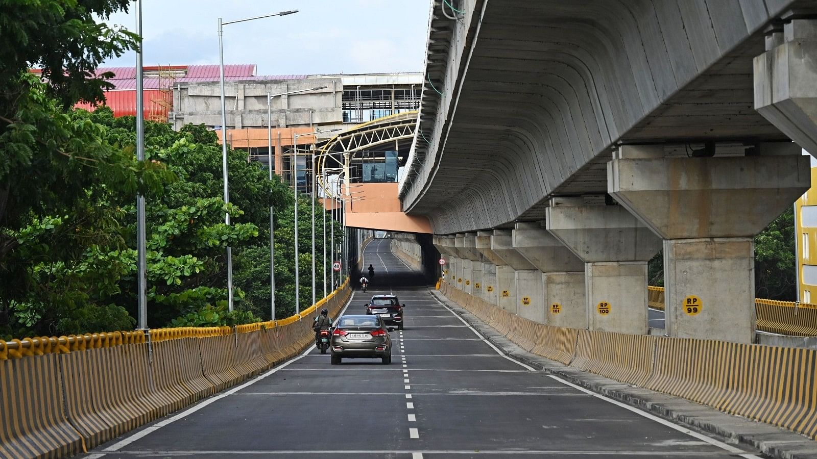 <div class="paragraphs"><p>Traffic was allowed on the double-deck flyover from 6 pm onwards on Wednesday, July 17, 2024.</p></div>